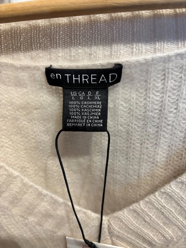 NWT - Enthread 100% Cashmere Knit Loose Fit Sweater (Large) - photo 3