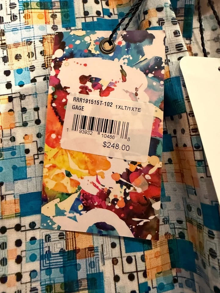 Robert Graham Long Sleeve Button Down Shirt - Size 1XLT - photo 2
