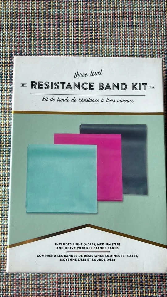 Brand New Three Level Resistance Band Kit
