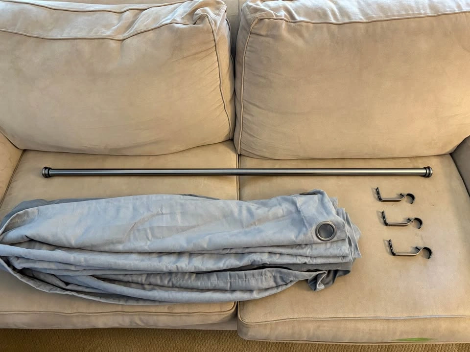 NEW Curtains and rod set 52" W x 84" L - photo 2