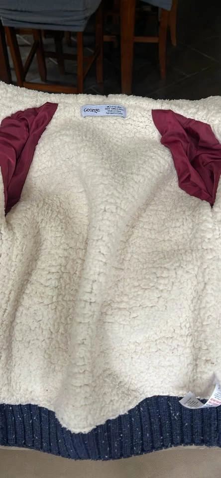 Kids George Cable Knit Hooded Sweater 3-4y - photo 3