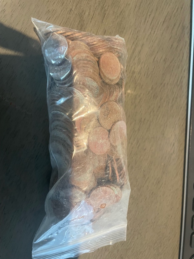 Bag of Older Pennies (962g) - photo 2