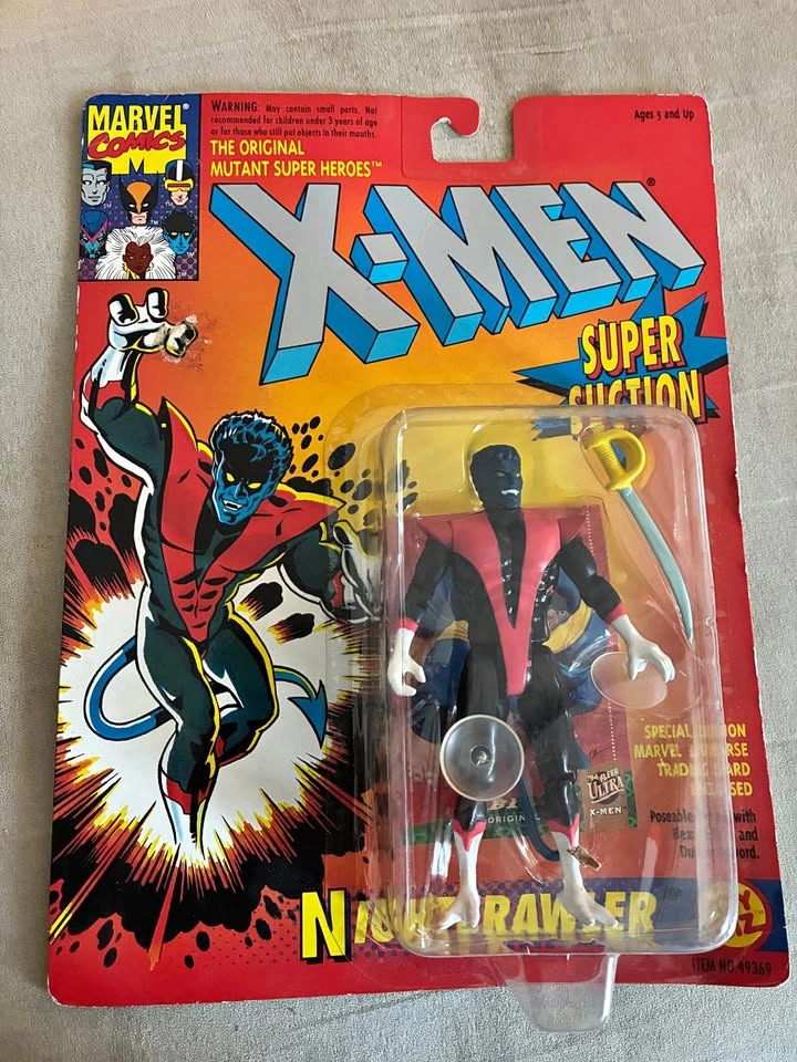 1993 Toy Biz X-Men Nightcrawler Action Figure