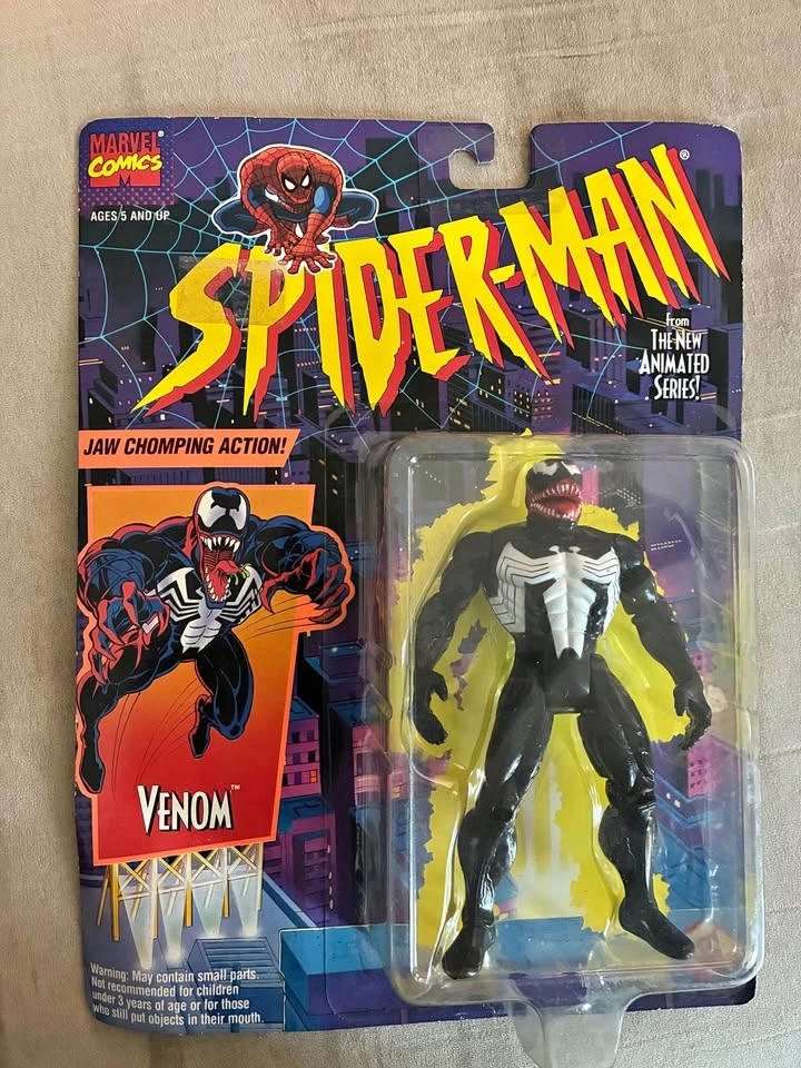 1994 Toy Biz Spider-Man Animated Series Venom Action Figure
