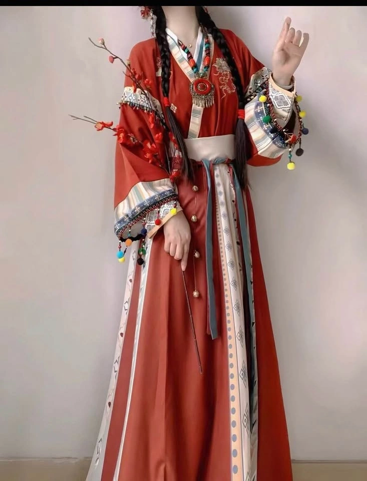 Ethnic Style Hanfu Wrap Dress (fits Size S-L) - photo 2