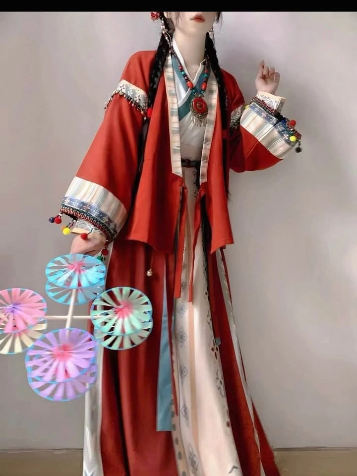 Ethnic Style Hanfu Wrap Dress (fits Size S-L) - photo 3