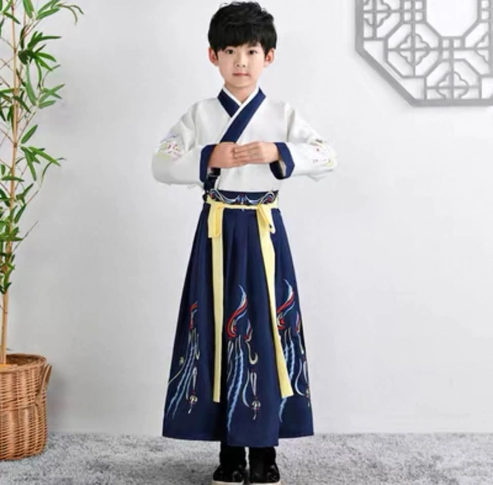 Boys Traditional Chinese Hanfu Costume 6-9y