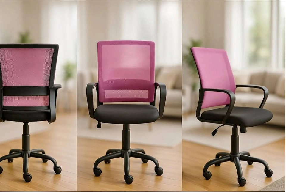 Ergonomic Pink Mesh Office Chair – Great Condition!
