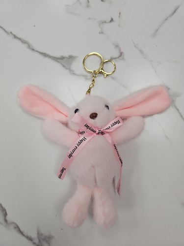 Rabbit keychain Pink
