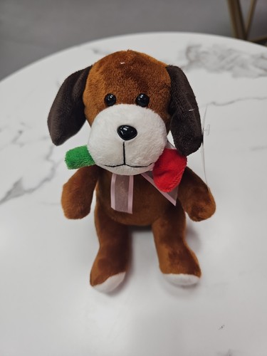 Car Glass Or Keychain Puppy Rose 🌹