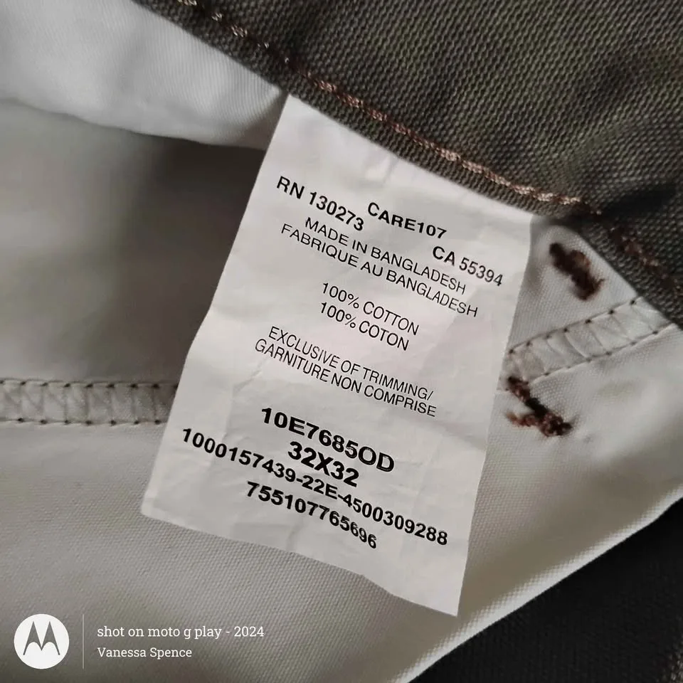 Men's Rustler Heavyweight Denim Carpenter Pants 🧡 image indicator(3)