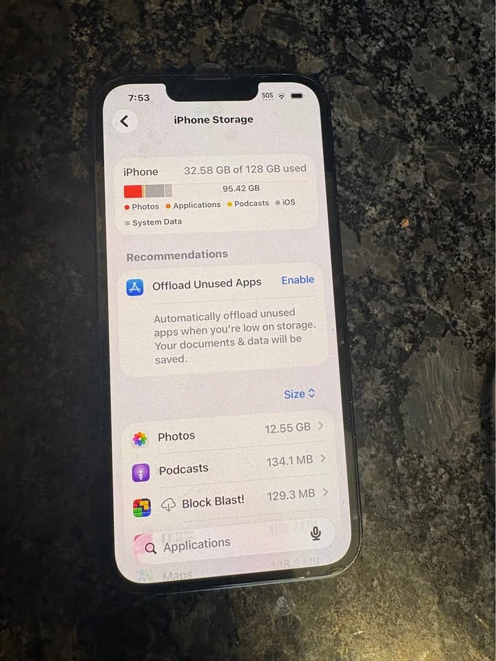 iPhone 13 128GB Midnight Black – New OLED Screen & Back Glass - photo 2