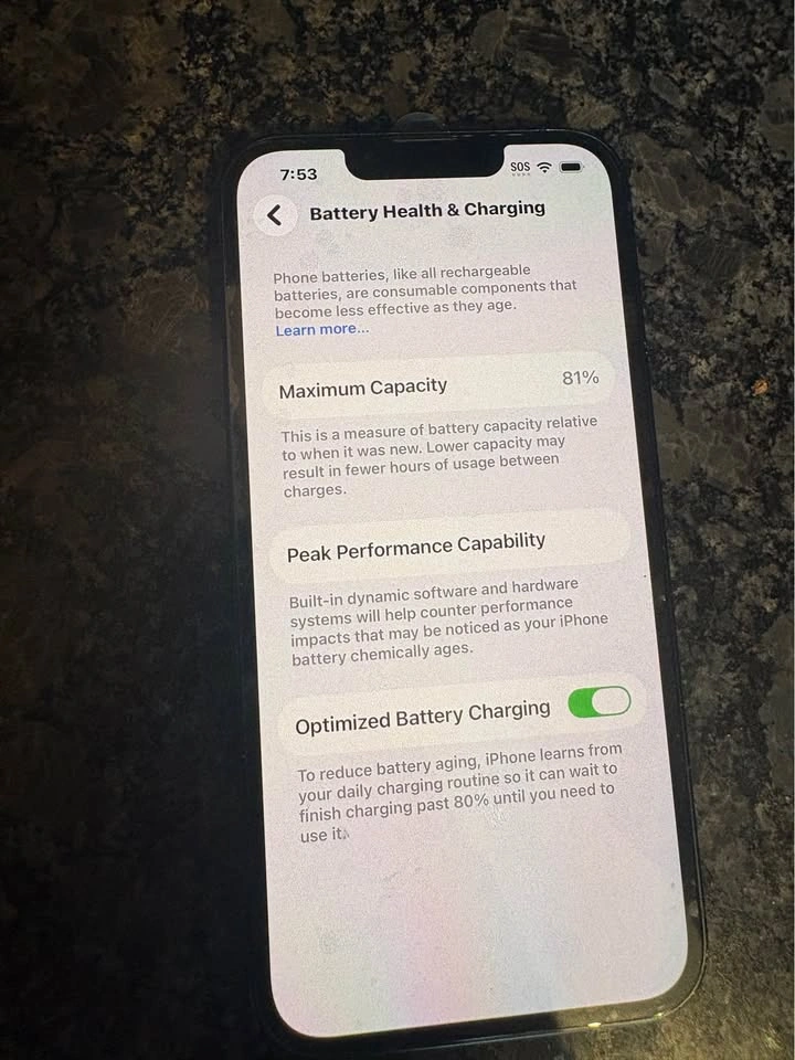 iPhone 13 128GB Midnight Black – New OLED Screen & Back Glass - photo 3