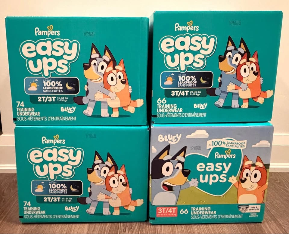 Pampers Easy Ups 2T/3T and 3T/4T