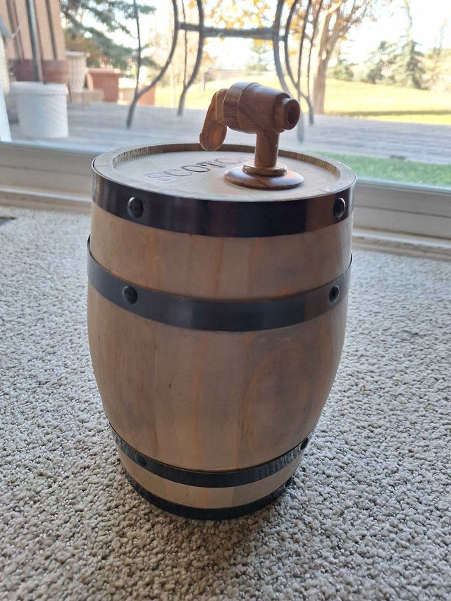 Scotch Wooden Barrel Cask - photo 5