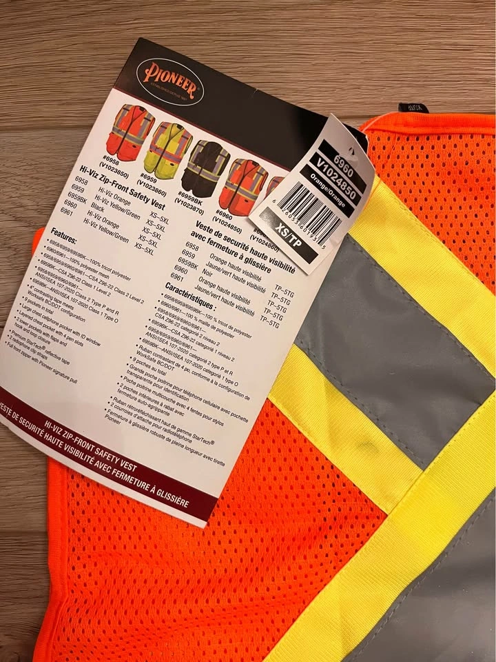 Pioneer Hi-Vis Safety Vest - Brand New with Tags - Size XS - photo 3