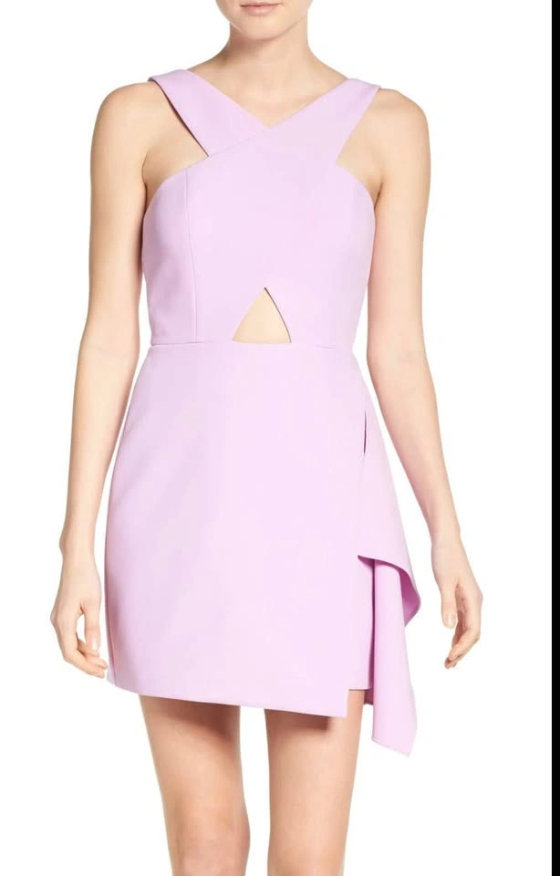 BCBGMAXAZRIA Crisscross Cutout Mini Dress - photo 3