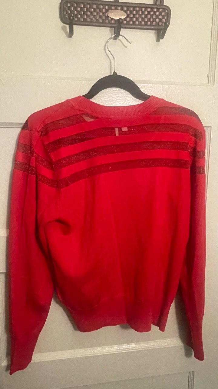 DKNY Red Holiday Sweater - Size Small Women’s - photo 3