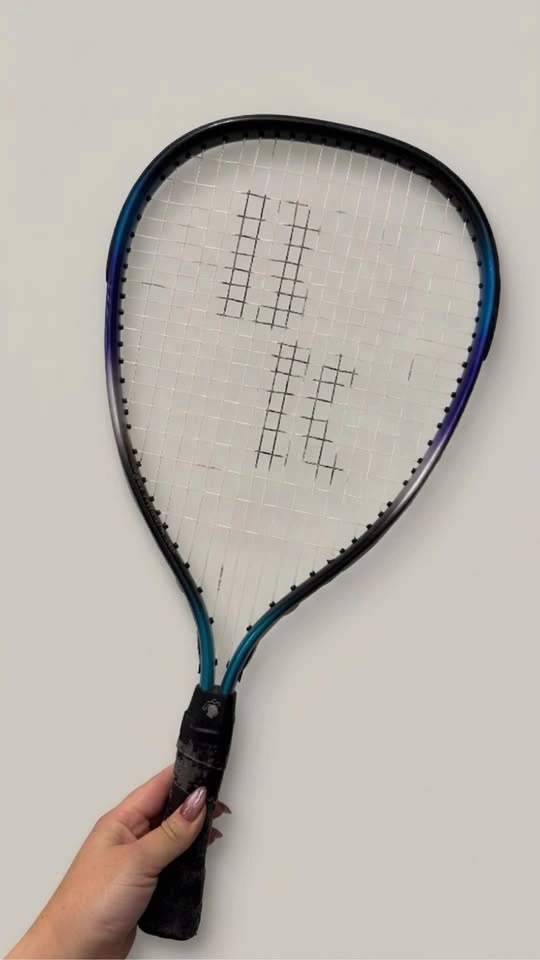 2 Racquetball Rackets - Wilson Ripper Titanium + Blue Racket - photo 3