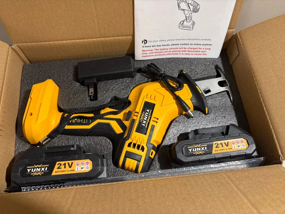 Electric portable Reciprocating saw with 2 batteries - photo 2