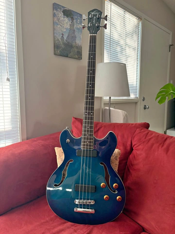 4 strings bass guitar Oscar Schmidt like new