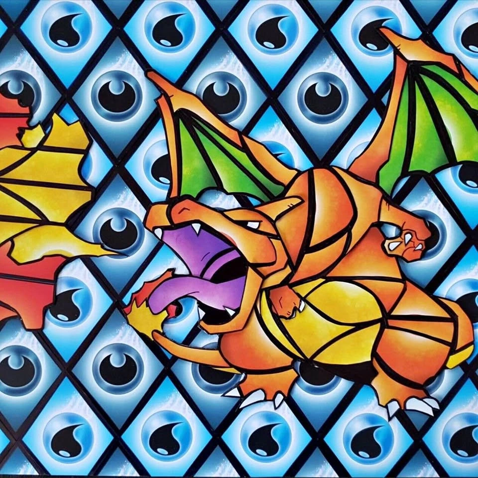 Charizard Pokemon Energy card artwork