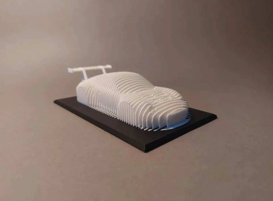 Porsche 911 RSR Layered Sculpture - photo 4