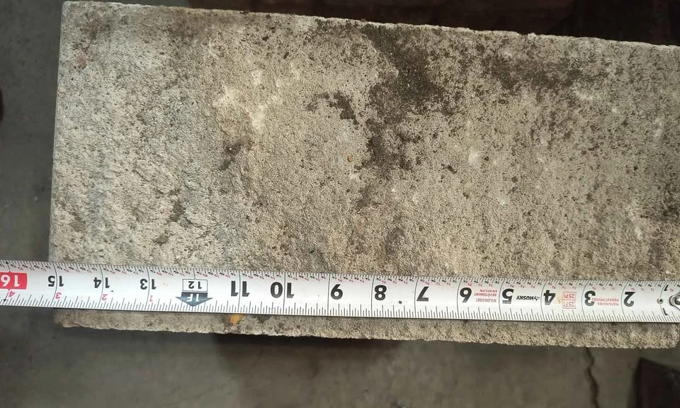 Textured concrete edging - photo 3