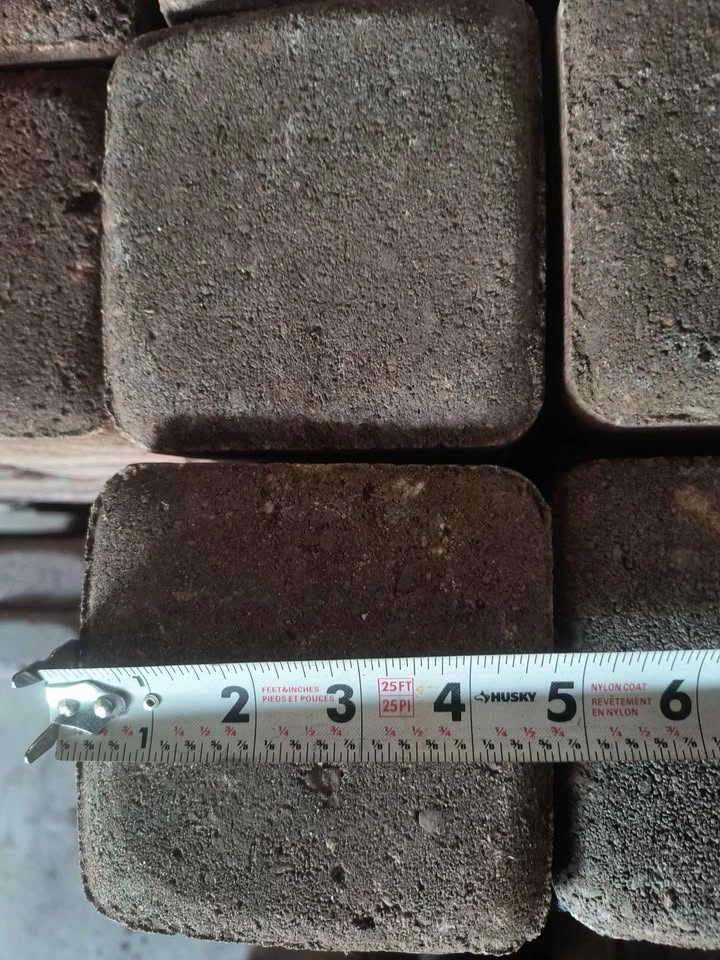Red cobblestone pavers - photo 5
