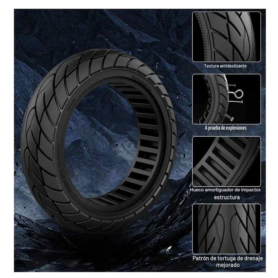 2 PCS 10x2.5 Solid Tire for Segway Ninebot MAX G30 - photo 5