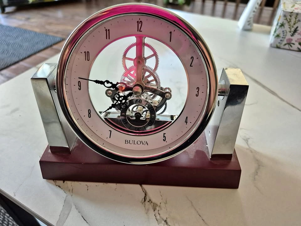 Bulova Anniversary Style Clock - Excellent Condition