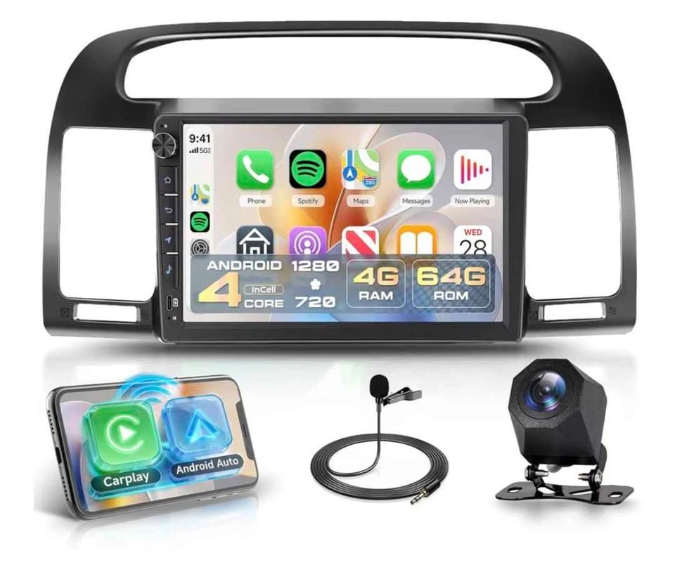 Rimoody Carplay Stereo 4G+64G Android 15 for Toyota Camry - photo 2