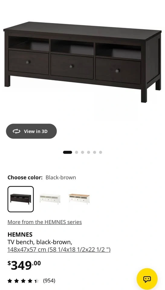 Ikea HEMNES TV bench - photo 3