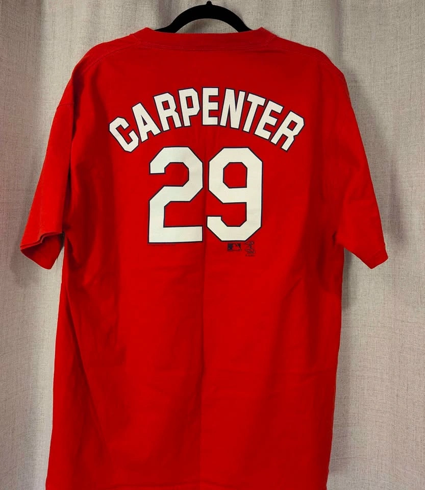 Large 2007 Cardinals 'Carpenter' Tee Official MLBPA Merch - photo 2