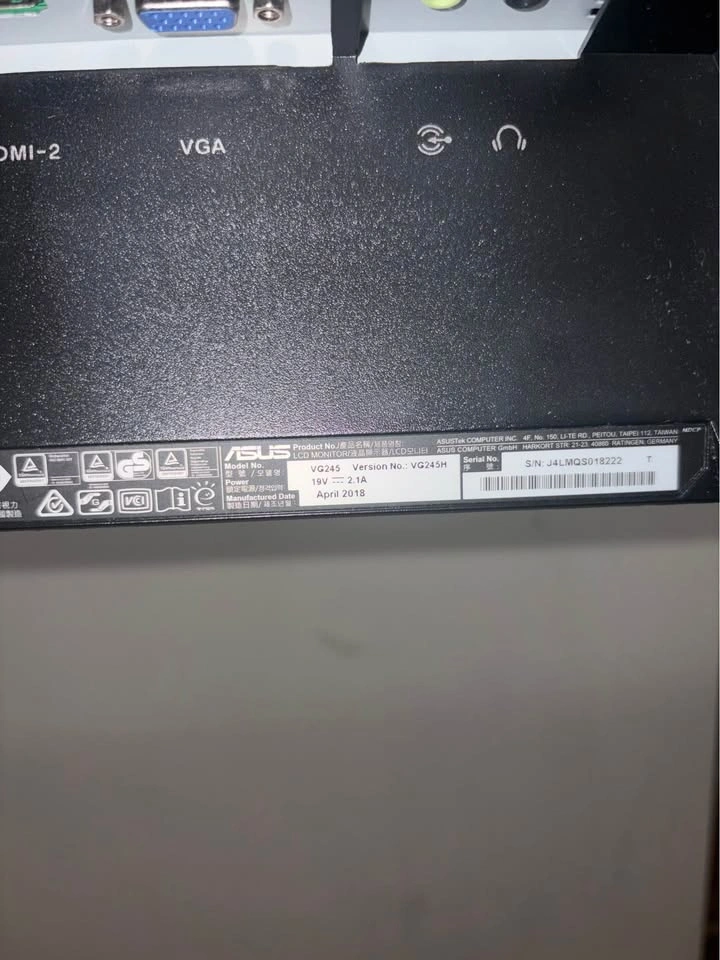 ASUS VG245H 24" Gaming Monitor with Adjustable Floor Stand - photo 2