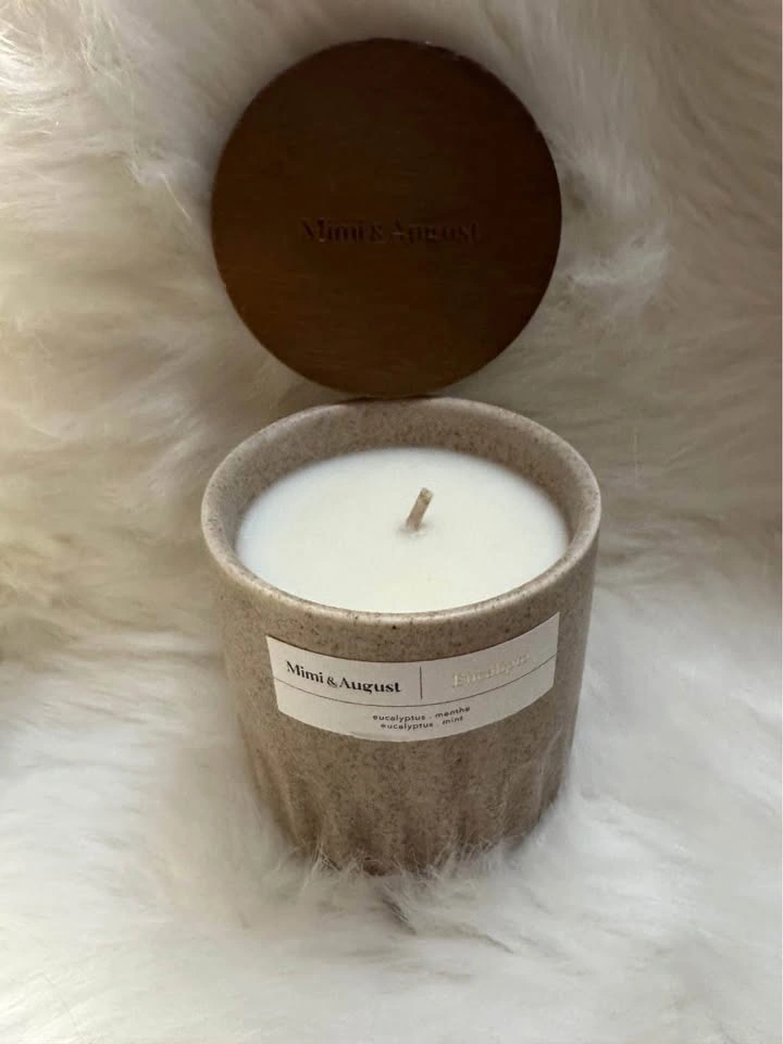Mimi & August - Eucalyptus Candle - Brand New with Box - photo 4