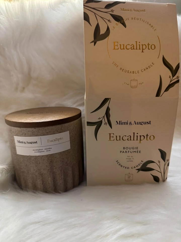 Mimi & August - Eucalyptus Candle - Brand New with Box - photo 5