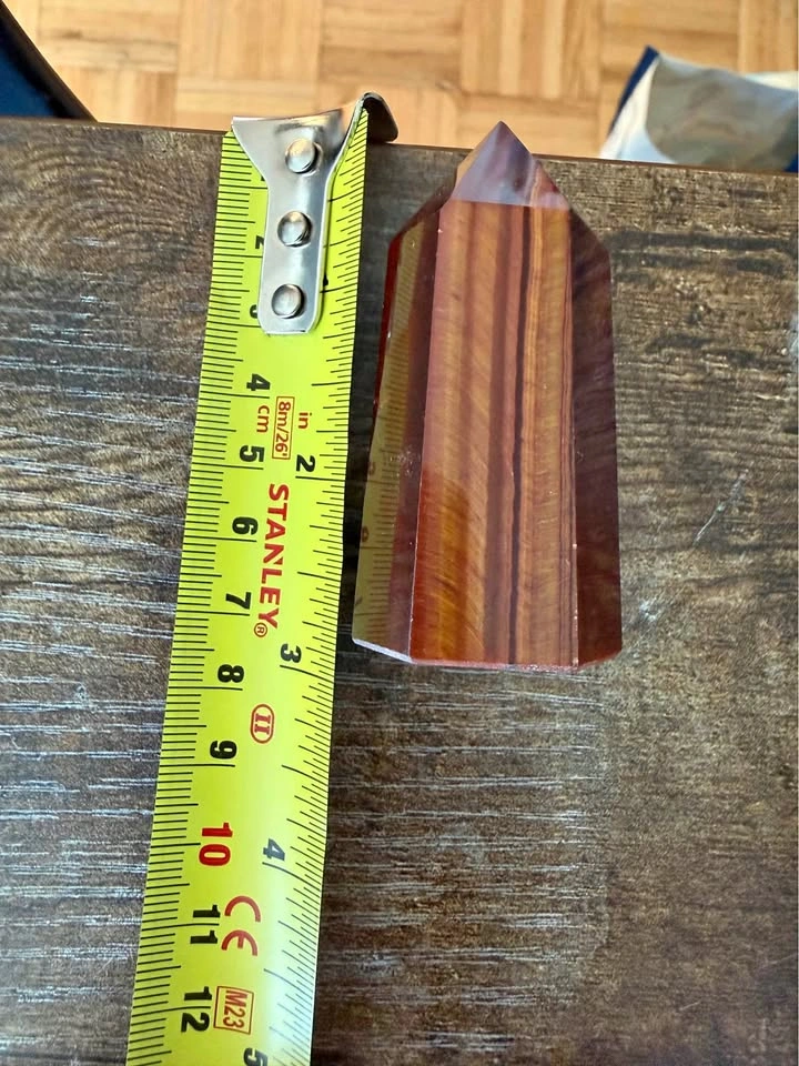 Tiger Eye Crystal Tower