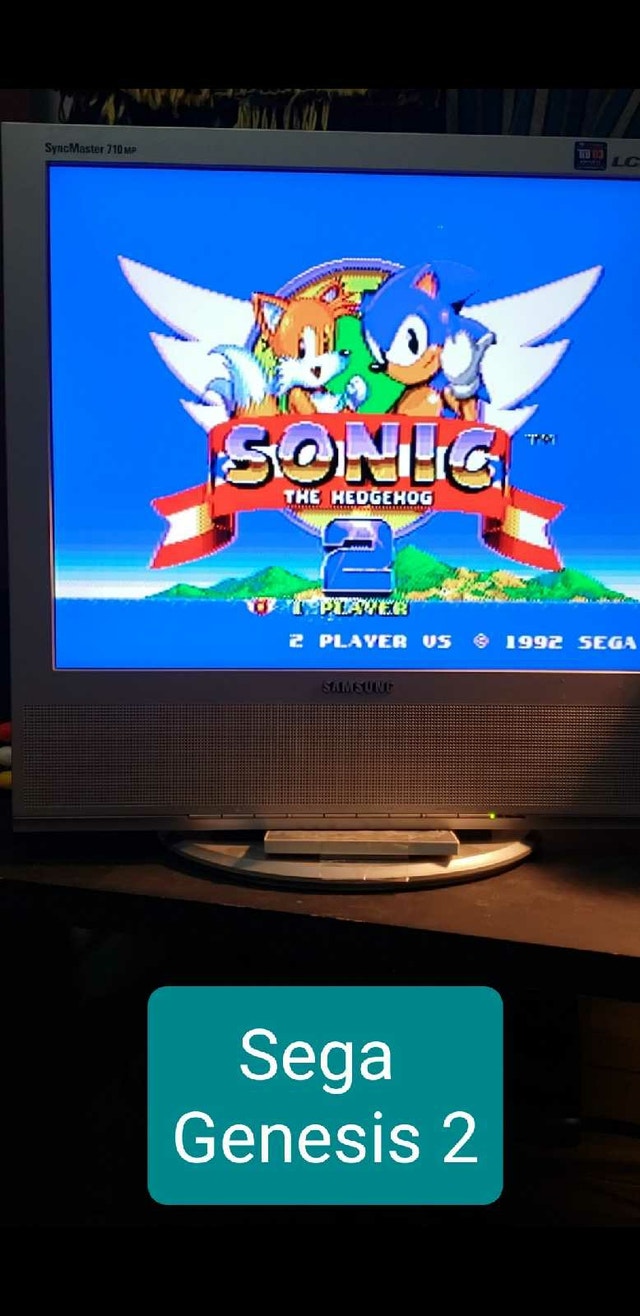 Sega Genesis model 2 + 2 Games - photo 4
