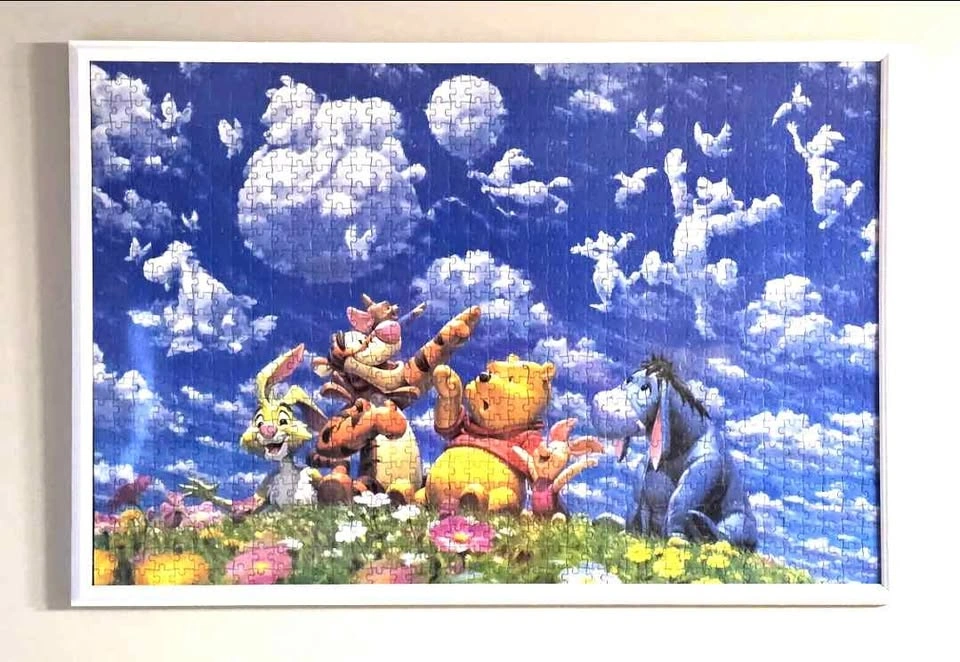 Disney Winnie the Pooh and Mickey & Minnie Mouse Framed Puzzles