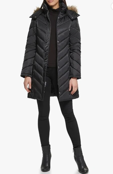 like new Kenneth Cole down puffer coat XS - photo 4