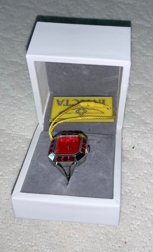 Authentic Invicta 49582 Quartz Watch Red Dial Stainless Steel 21 - photo 2