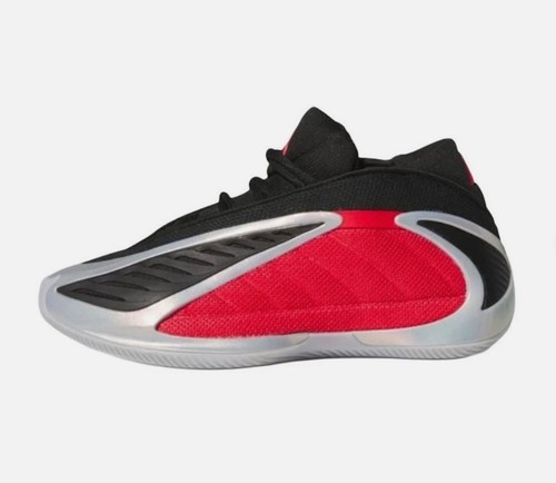Adidas ANTHONY EDWARDS 2 Shoes Silver Metallic / Pure Ruby Core - photo 3