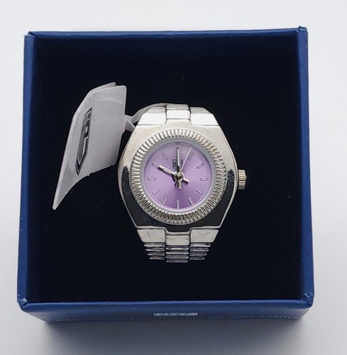 Montres Prestige MPW-0385 Women's Mini Ring Watch Silver Purple - photo 2
