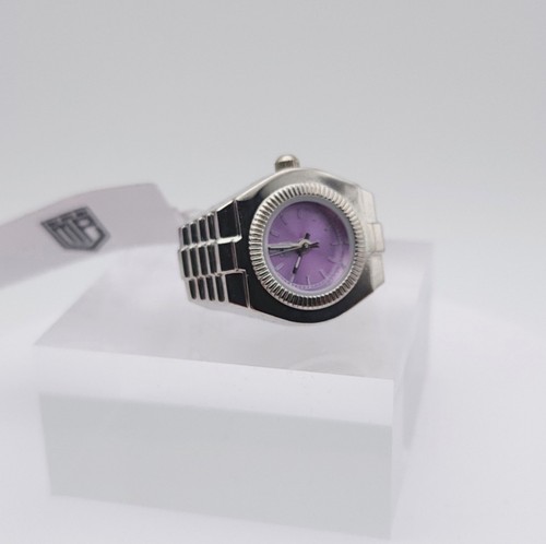 Montres Prestige MPW-0385 Women's Mini Ring Watch Silver Purple - photo 4