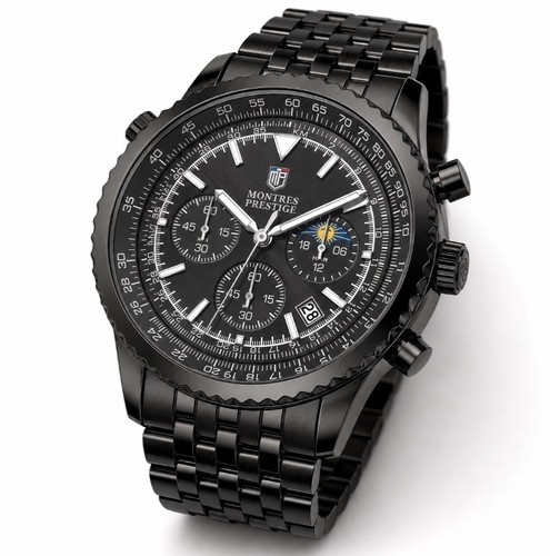 Montres Prestige Invicta MPW-0360 Black Men’s Watch 43.5mm