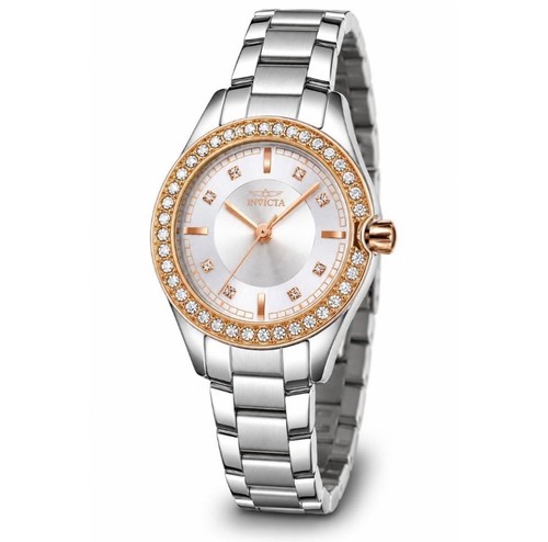 Invicta Angel 70276 Women’s Silver Gold-Tone Quartz Watch