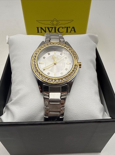 Invicta Angel 70276 Women’s Silver Gold-Tone Quartz Watch - photo 2