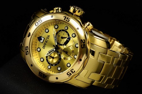 Invicta Pro Diver SCUBA Men's Watch - 48mm, Gold (0074) - photo 4