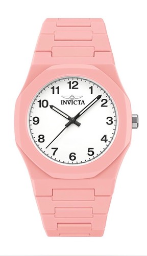 Invicta Celestial Lady 40mm Pink Tone Case White Metal Dial